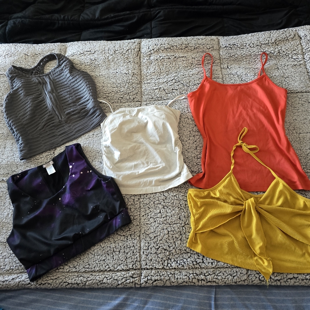 Gray Sleeveless Top